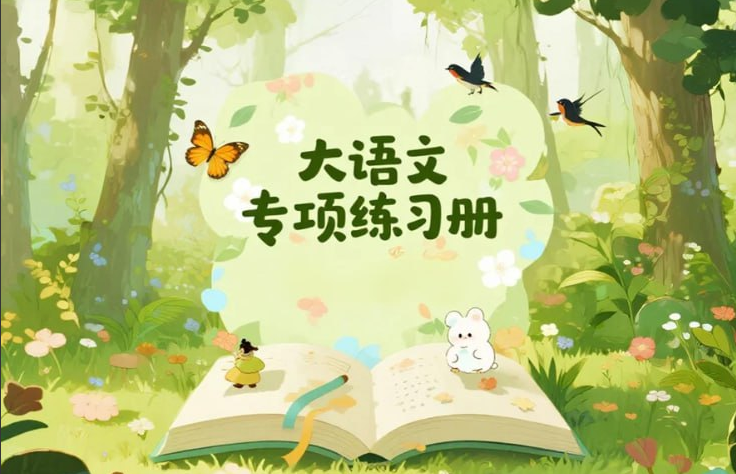 小学大语文专项练习册,阅读理解+写作训练+基础知识全突破-