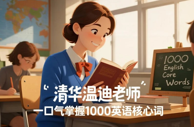 清华温迪老师高效记忆课程(全4季合集)【MP4/193.8GB】 一口气掌握1000英语核心词-玩嗨助吧网