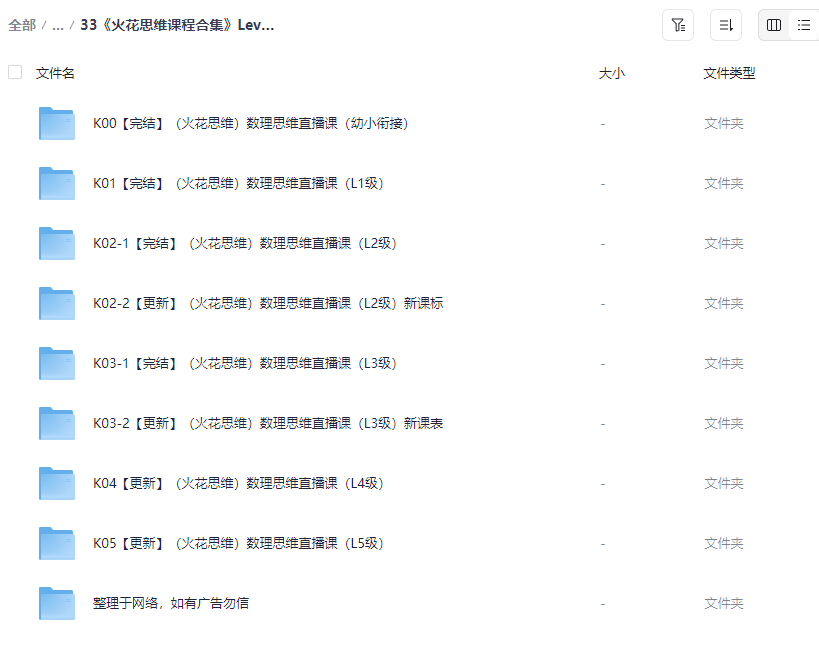图片[2]-数学思维训练：火花思维L1-L5完整体系课程【71.9GB】幼小衔接逻辑训练+题库解析全套-玩嗨助吧网