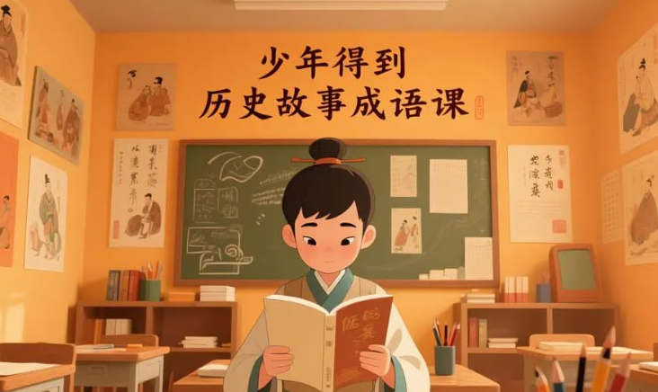 【成语启蒙】少年得到历史故事成语课【MP3/585.7MB】- 故事化讲解+趣味解读 儿童必听-玩嗨助吧网