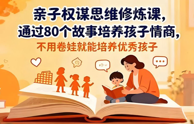 亲子策略思维修炼课 全80讲【MP3/427MB】- 培养孩子的处世智慧与长远眼光-玩嗨助吧网