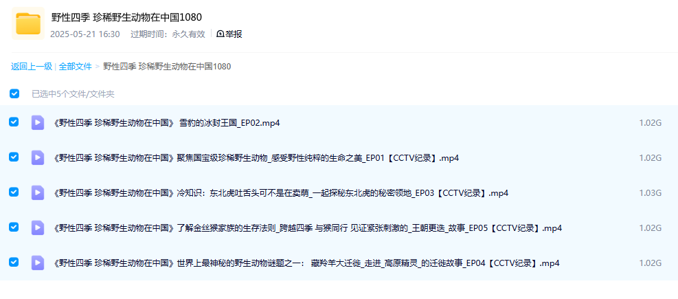 图片[3]-《野性四季：珍稀野生动物在中国》 (2022) BBC纪录片【全5集/中英双字】高清资源下载-玩嗨助吧网