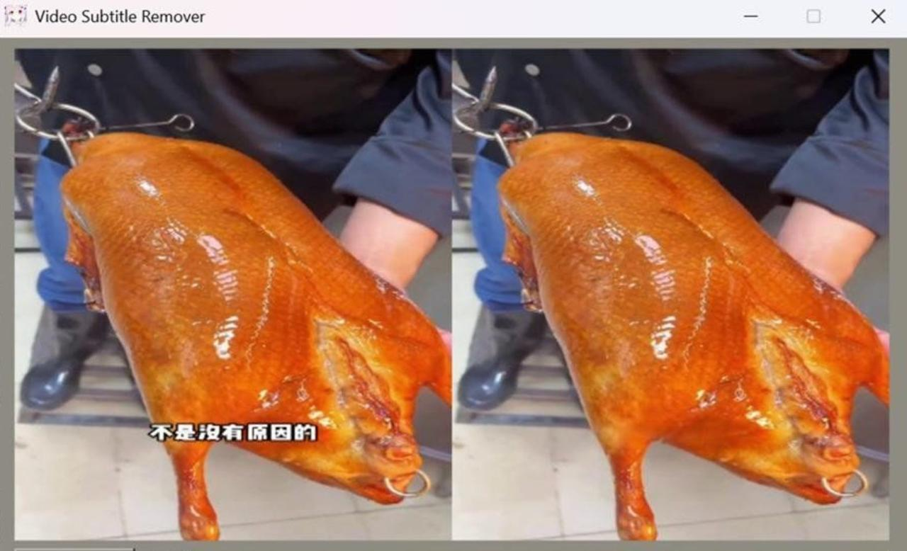 视频硬字幕去除器Video-subtitle-remover (VSR)